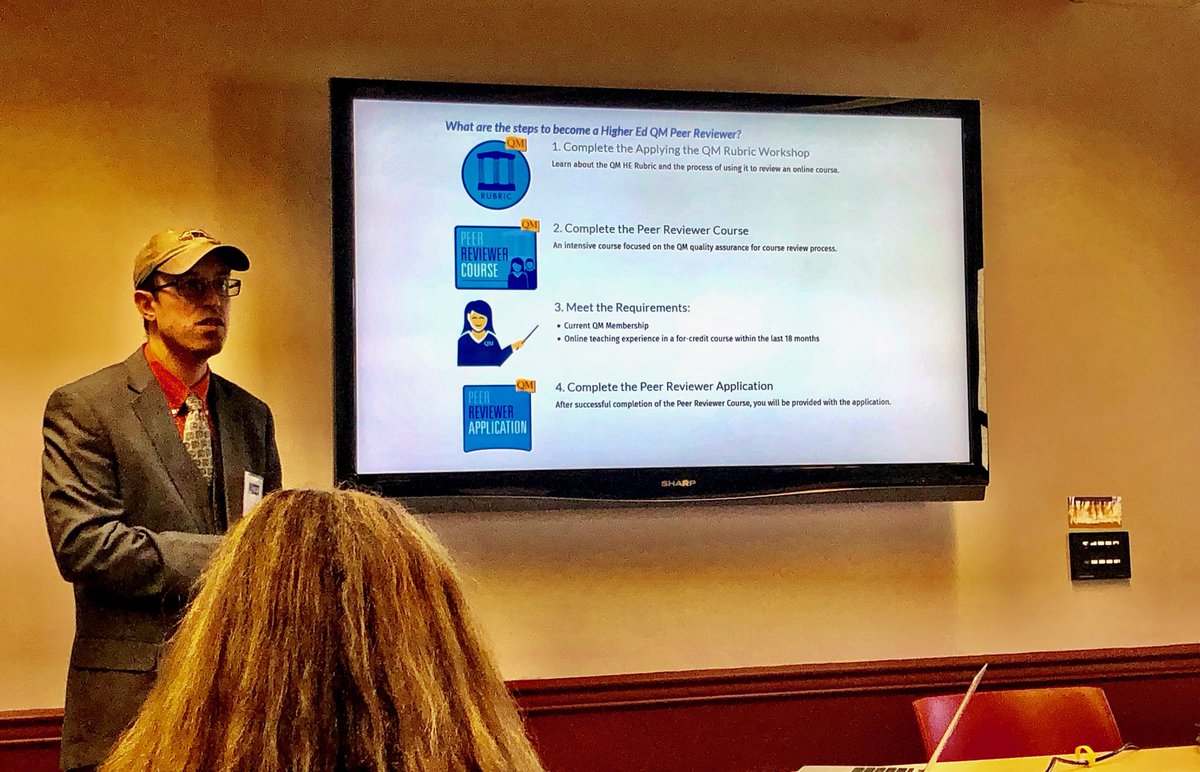 MbaElmer's tweet photo. #wcurecap Fantastic stuff from Tom and Shannon in the session on a professor and instructional designer sharing how they’ve developed their on-line collaboration to improve student learning outcomes over the past few years https://t.co/w6hizMI9WF