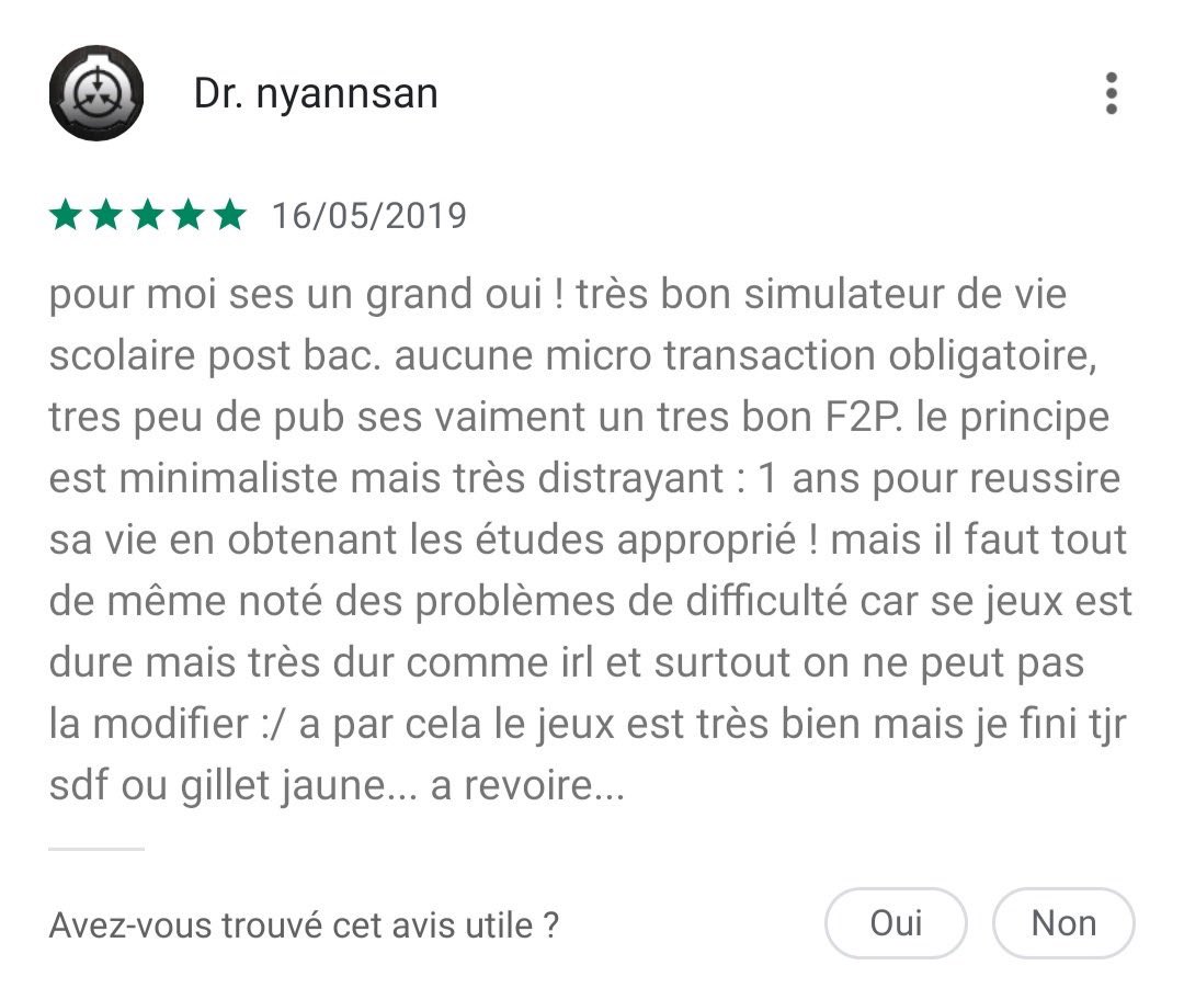 Pendant ce temps sur le Playstore