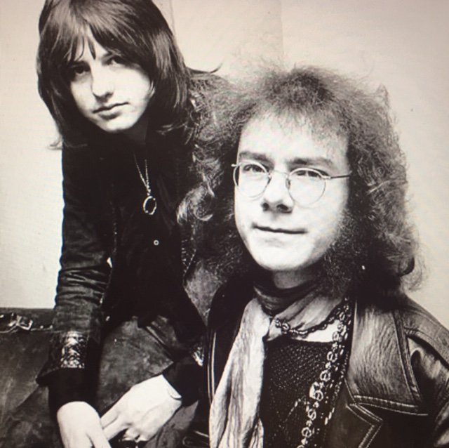 Wishing that guy on the right (Robert Fripp) a very happy 73rd birthday!!! 