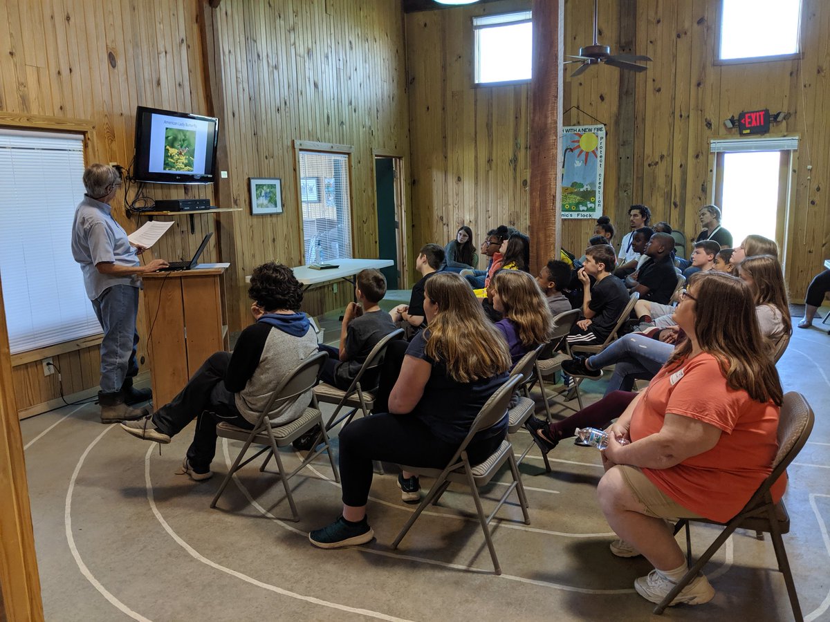 5th and 6th grade group for the Humane Treatment of Animals class learning about animals living at the Shepherd's Ecology Center. So proud of this group! #REYNproud #STEMester2019