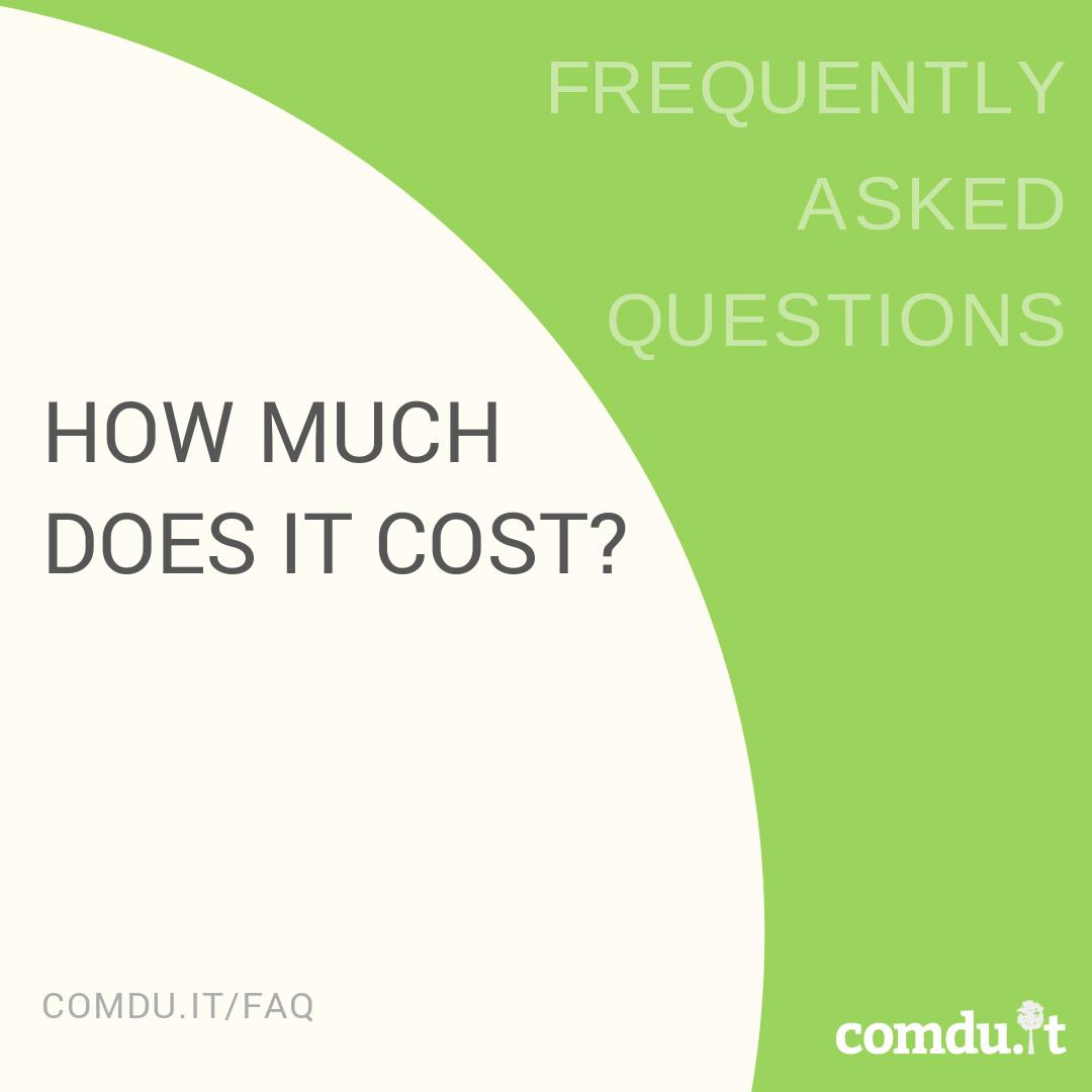 FAQ: HOW MUCH DOES IT COST ?

The average cost of a three-month placement is approximately USD 3,500 or € 2,000 inclusive. We subsidize up to FIFTY per cent of the total cost for successful applicants.

Read the full answer here: comdu.it/faq/