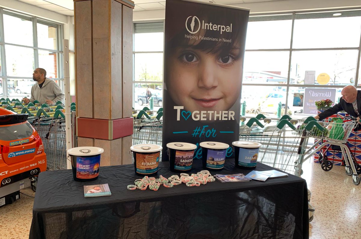 InterpalUK's tweet photo. #TeamInterpal is in Morrisons in Birmingham (280 Coventry Road) raising urgent funds for Palestinians in need- they've raised £800 so far- thank you to everyone who has donated! If you're in the area, come by and meet the team! #ThePowerOfGiving #Ramadan2019 https://t.co/9K2qUGRpHn