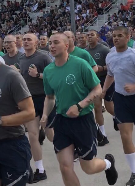 TriStateTitan's tweet photo. Basic Training Graduation Lackland AFB Texas.....super proud of my boy APatt!! #301grit #warthogs321 https://t.co/a973BUQc4M