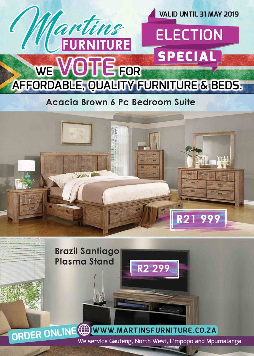 MFurnMargate's tweet photo. We are running a SUPER SAVINGS special that everyone can get behind! You have VOTED for good guilty, affordable furniture and beds. That’s exactly what we are delivering!

#Special #SuperSaving #Soweto #KZNSouthCoast #Mthatha https://t.co/UFOe6e21iR