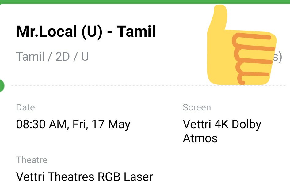 ThalaSrinivas's tweet photo. Waiting for tomorrow mrng 8:30 😍😍😄Mr.LOCAL https://t.co/HMYLCQncUb