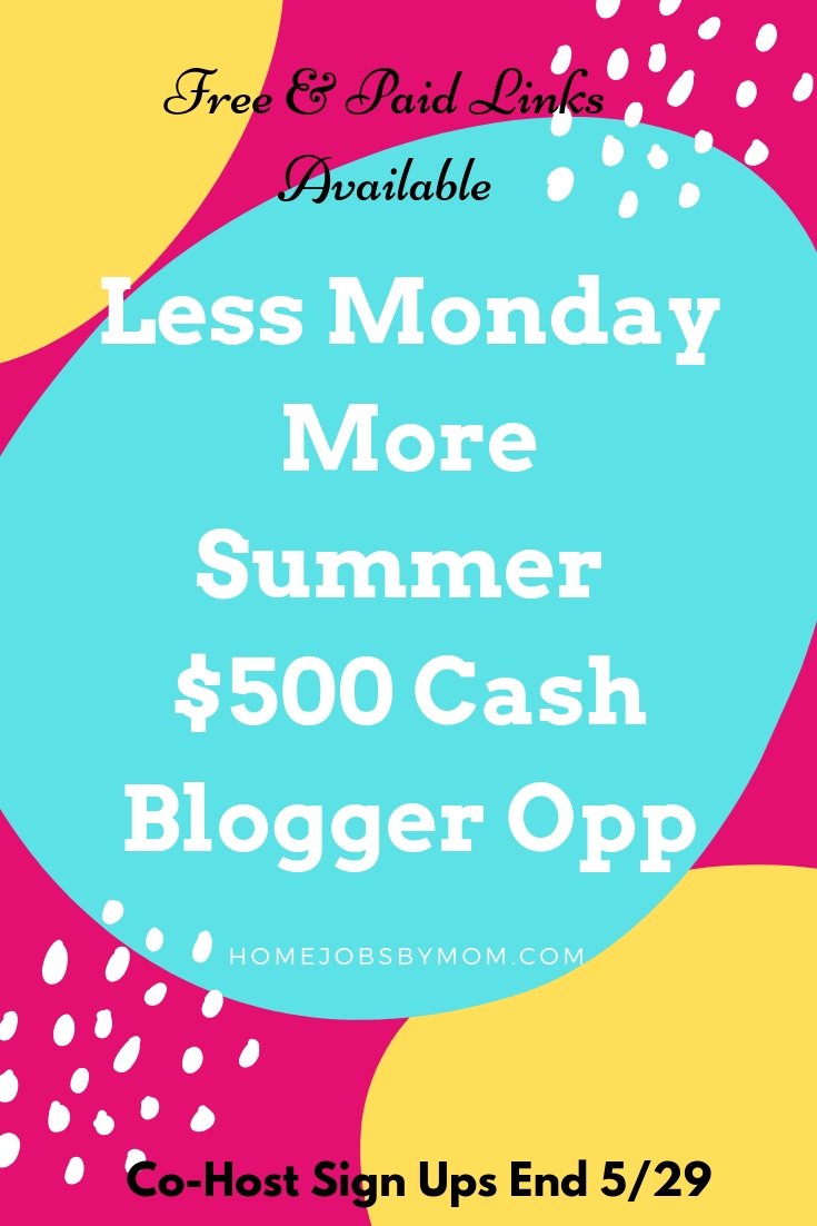 SwtSthrnSavings's tweet photo. #Blogger Opportunity: Less Monday More Summer $500 Cash #Giveaway SIGN UPS Close 5/29 #BloggerOpp #BloggerOpportunity #Blogging #BloggersOpp #BloggersWanted https://t.co/JxLGWTCwFe https://t.co/L03n8KzSrC