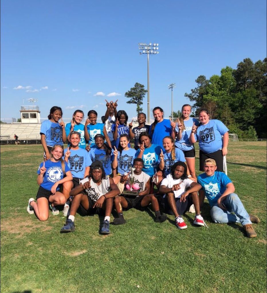 MCClassOf19's tweet photo. Issa bout that time. The first Powder Puff Game starts tonight @6. https://t.co/PaniaLSt9U