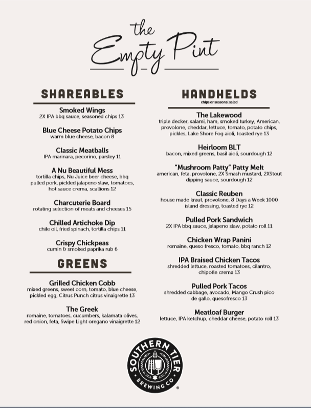 stbcemptypint's tweet photo. 🚨NEW MENU🚨Today we are rolling out our delicious new menu... what is one thing that you have your eye one? All I see is wings E-V-E-R-Y-D-A-Y 👀 https://t.co/yh8ZZz6j55