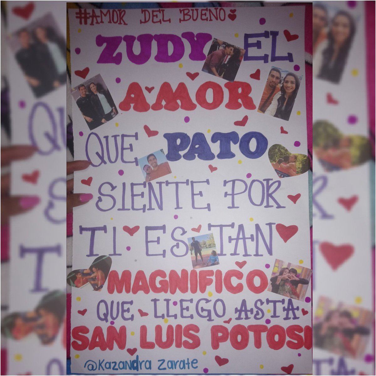 CassZarate's tweet photo. Papitos lindos 😍 Felicidades por su 3er mes de novios💏 = 89 dias de ser novios 👏💓 Y vamos por muchos más!!! 👏😊 Que sea solo el comienzo de esta hermosa historia de amor ♥️ Siempre juntitos 👫 #AMORDELBUENO
♥️♥️♥️♥️♥️ los quiero mucho 🤗😘 @ZudikeyR @paraujo5 https://t.co/hSClfFMXTJ