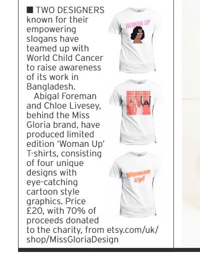 WChildCancer's tweet photo. This #TBT we’re casting our minds back to these awesome t-shirts launched by our Patron @caitrionambalfe👕

Missed out? We have an exclusive new set of #WomanUp t-shirts designed by @MissGloriaDS, as featured in @MENnewsdesk🧡 

Get yours on @EtsyUK now➡️https://t.co/zDdA7Pskkt https://t.co/Z5Rjj1cAVE
