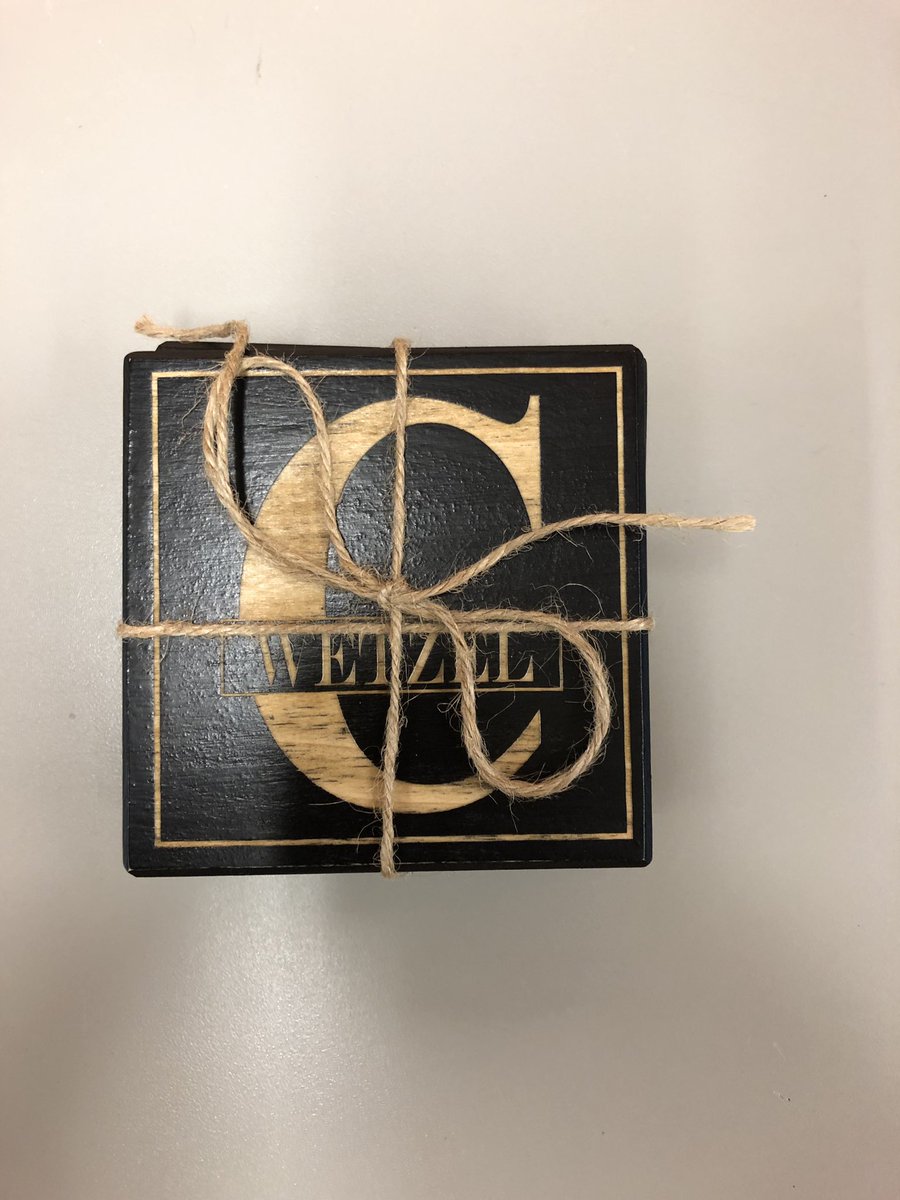 KOHS_TechEd's tweet photo. @G_O_Designs Thank you to PG Engineering Design EdCorp for the awesome custom coasters! Enjoy seeing and receiving wonderful @EdCorps student work! Proud to be a part of the @RWScholars @HFTforSchools family.  Check out their products at https://t.co/4NrInfQlzM https://t.co/ee7y2Ted3b