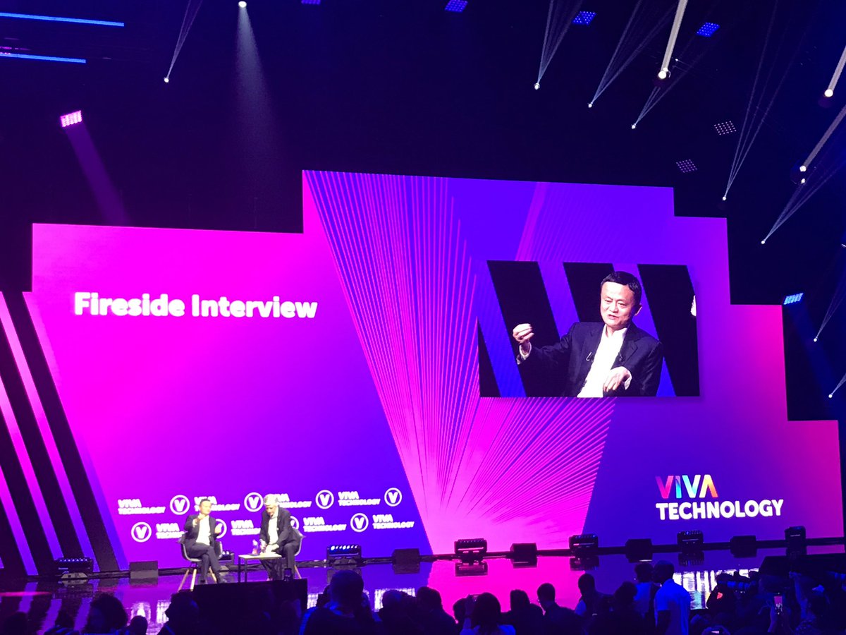 #VivaTech Jack Ma, Executive Chairman Alibaba Group «You know I am a teacher by training and by the way at Alibaba CEO means Chief educational officer. The priority is people, I invest time coaching and empowering them, building the next generation of leader» #PwCinno @ahussherr