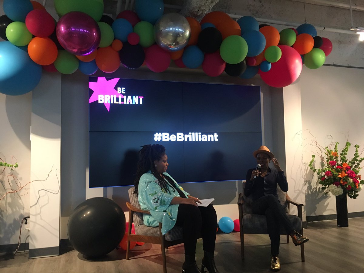 JulieWhiting's tweet photo. Happening now! #BeBrilliant Conference featuring so many bright, radiant, brilliant women, like @iLuvvit and Ronnie Dickerson https://t.co/0bBgDTA7ap