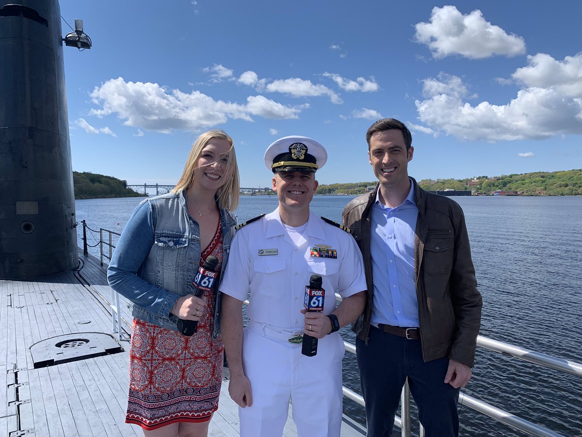 marge_farrell's tweet photo. Last stop of the @FOX61News RV #SpringRoadTrip day 4 the sub museum in Groton!
This place is AMAZING and we were blessed with gorgeous weather today! Amazing!
If this isn’t on your #CTbucketlist, it should be. Who has visited? https://t.co/ywBNj0zMiL