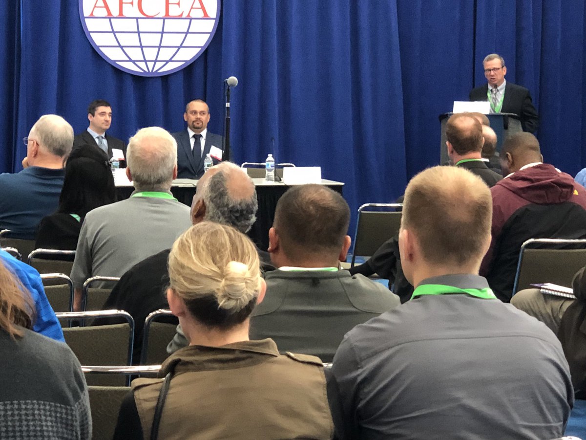 tapestrytech's tweet photo. Tapestry’s Subject Matter Experts Esteban Banda and Brady Alleman on the #AFCEATechNet STIG Update Panel for the last day in Baltimore. https://t.co/bv73nMXhgz