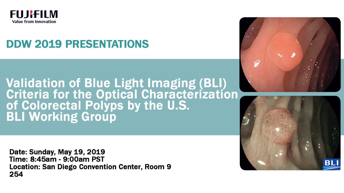 FujifilmHealth's tweet photo. Fujifilm’s endoscopy products will be featured in more than a dozen presentations in a few days at #DDW19! Check below for details, and be sure to work them into your agenda at the meeting. You won’t want miss #BLI, #LCI and our #ClutchCutter for #ESD. Fujifilm booth #4823 https://t.co/olOZ3EHoSH