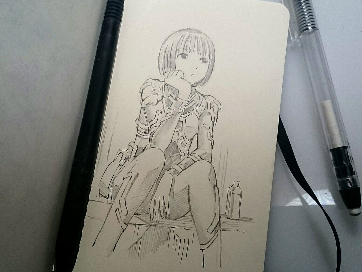 手帳にラクガキ 