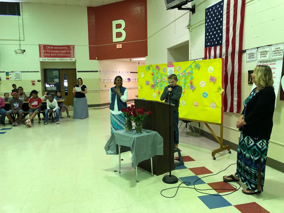 LeeLions's tweet photo. Our first annual AVID Rose Ceremony! Students showing their appreciation for teachers, staff, families, and community! https://t.co/CwJfK3sZCD