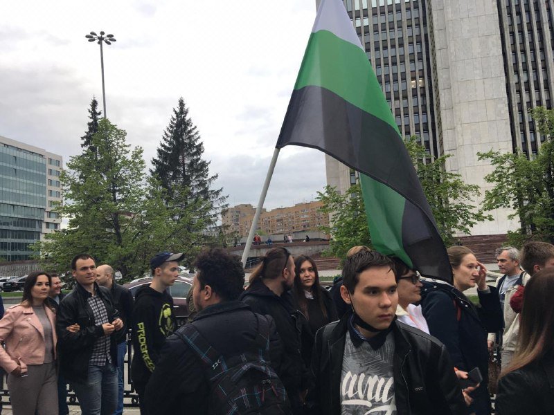 Liveuamap on Twitter: "Protesters have brought a flag of the "Ural ...