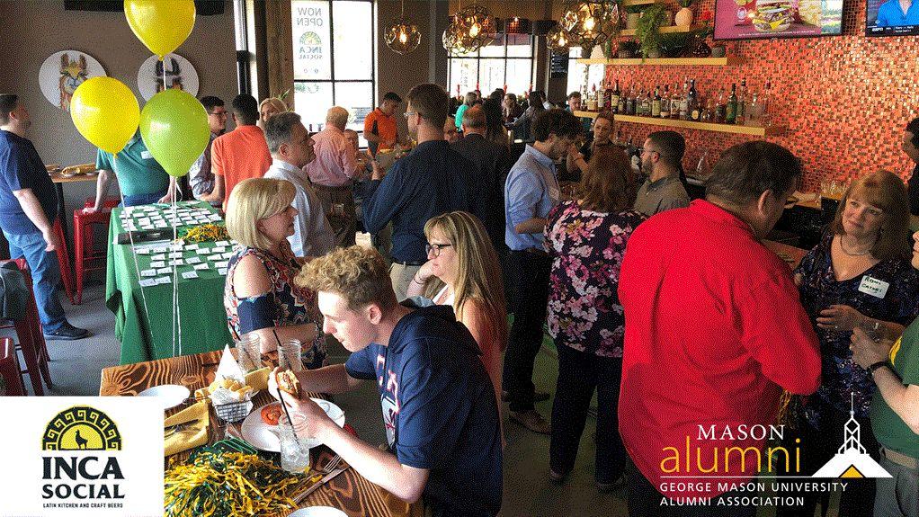 George Mason Alumni Association (@masonalumni) on Twitter photo The weekend is almost here. Kick back with your fellow #MasonAlumni and friends for some network and craft beer tasting. Meet us <a href="/_incasocial/">Inca Social</a> today at 5 p.m.! No registration and specials exclusively for #MasonNation!🍻💚💛 RSVP here >> bit.ly/2JjUrLT The weekend is almost here. Kick back with your fellow #MasonAlumni and friends for some network and craft beer tasting. Meet us <a href="/_incasocial/">Inca Social</a> today at 5 p.m.! No registration and specials exclusively for #MasonNation!🍻💚💛 RSVP here >> bit.ly/2JjUrLT