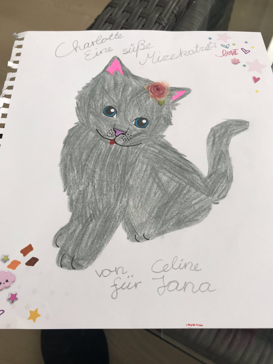 sweetsour333's tweet photo. So, morgen auf dem Einkaufszettel steht dann mal pinke Neonfarbe. Charlotte ist so gut getroffen , und die Ohrenfarbe  passe ich dann bei ihr einfach mal an😍😊😂😂😂 https://t.co/tEYXFBA1id