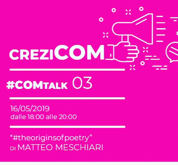 #crezicomtalks03:
#theoriginsofpoetry Stat Times! <a href="/giu1978/">Giusy Mandalà</a> @SimoneArcagni <a href="/creziplus/">Cre.zi. Plus</a> <a href="/unipa_it/">UniPa</a>