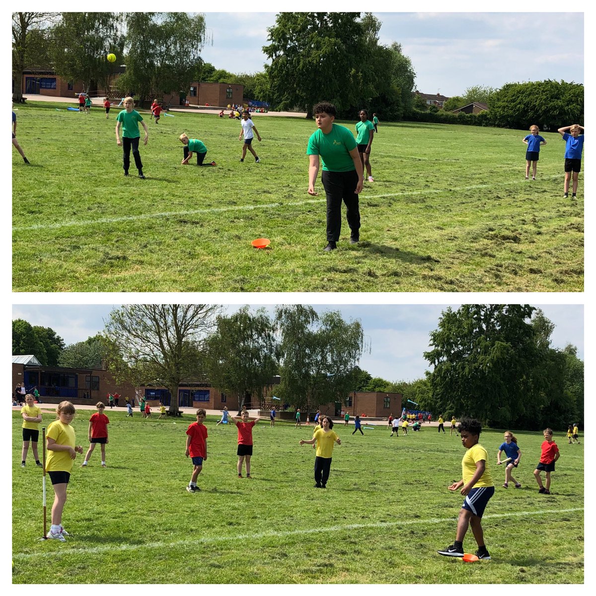 h3ron09's tweet photo. Year 6 enjoyed great rounders matches to celebrate all their hard work in preparing for SATs. https://t.co/Fo3fkAxaOV
