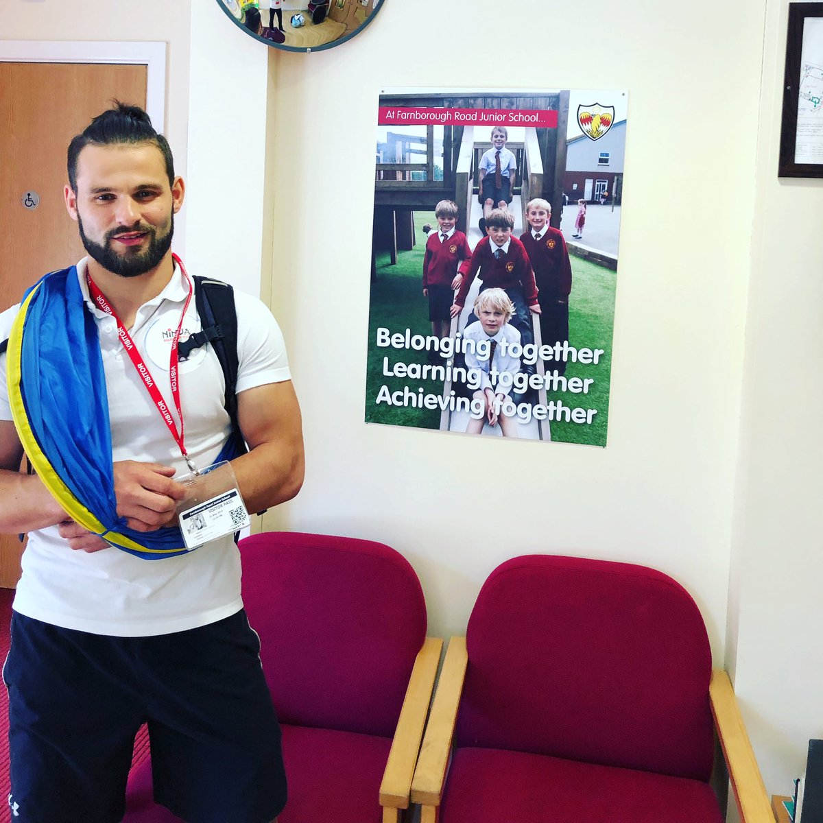 warrior_fun's tweet photo. Today and tomorrow we will be challenging the children of Farnborough Road Junior School. 💪 

Who would like us to come and challenge their school next? https://t.co/tNw0iL5Wu0