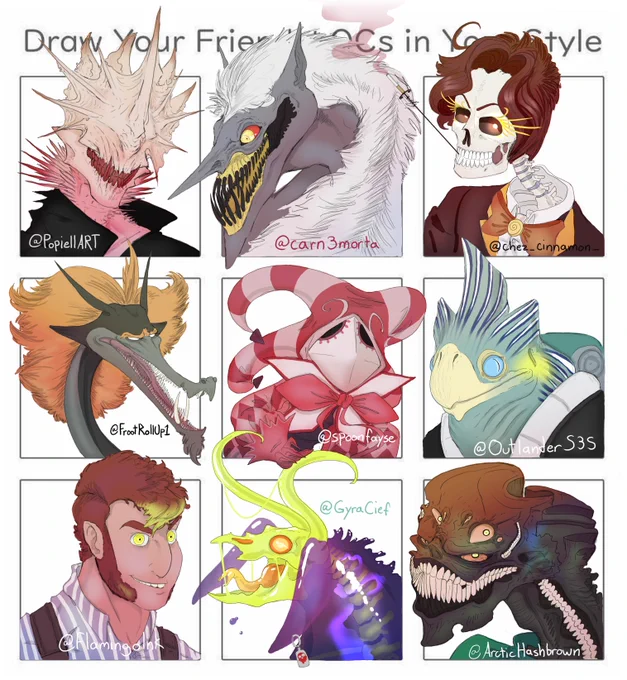 So many different variations! Very sorry for those I couldn't squeeze in. 