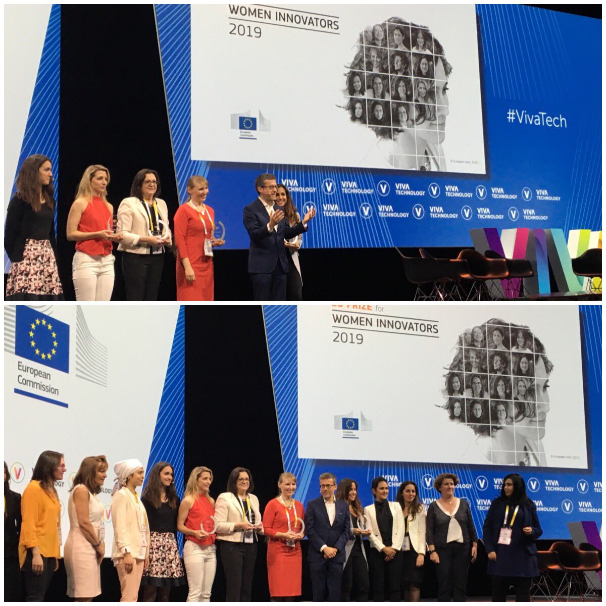 Sandrine Fouillé (@sfouille) on Twitter photo #VivaTech 🇪🇺 #WIPrizeEU 2019 with M.<a href="/Moedas/">Carlos Moedas</a>
🏆 Women Innovators Awards
🔹<a href="/Irina__Borodina/">Irina</a>, Biophero
🔹Martine Caroff, <a href="/LPSBioSciences/">LPS-BIOSCIENCES</a>
🔹Shimrit Perkol-Finkel, <a href="/EconcreteL/">ECOncrete</a>
🏆 Rising Innovators Award
Michela Puddu <a href="/haelixa/">Haelixa</a>
#Capgemini Team so proud to have welcomed Pitch Contest 🙏🏻 #VivaTech 🇪🇺 #WIPrizeEU 2019 with M.<a href="/Moedas/">Carlos Moedas</a>
🏆 Women Innovators Awards
🔹<a href="/Irina__Borodina/">Irina</a>, Biophero
🔹Martine Caroff, <a href="/LPSBioSciences/">LPS-BIOSCIENCES</a>
🔹Shimrit Perkol-Finkel, <a href="/EconcreteL/">ECOncrete</a>
🏆 Rising Innovators Award
Michela Puddu <a href="/haelixa/">Haelixa</a>
#Capgemini Team so proud to have welcomed Pitch Contest 🙏🏻