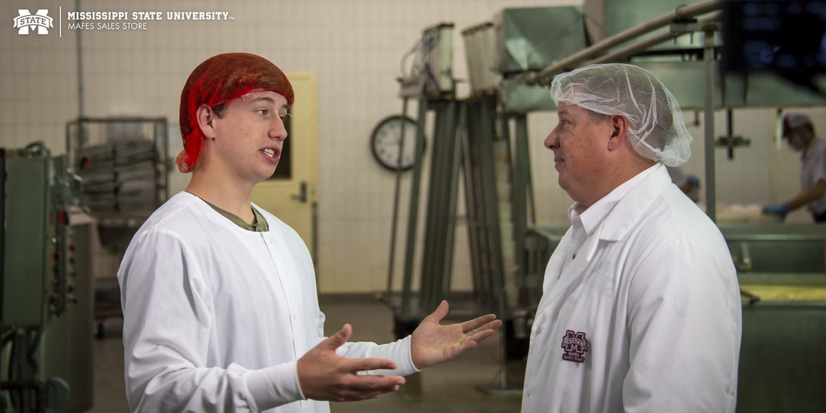 MSUcheese's tweet image. Jay McClelland, #MAFES Custer Dairy Processing plant manager, explains to @marktherealchef the process to make MSU’s famous cheese. Mark Coblentz is entering his second season of “Making a Chef,” which airs on @MPBOnline.