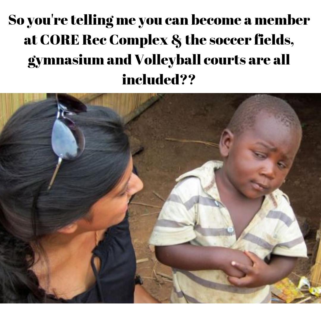 CORERecComplex's tweet photo. Yep! That's what I'm telling you.  #Fitness #Soccer #Basketball #BeachVolleyball #CORERecComplex https://t.co/gJGTqV3zwF
