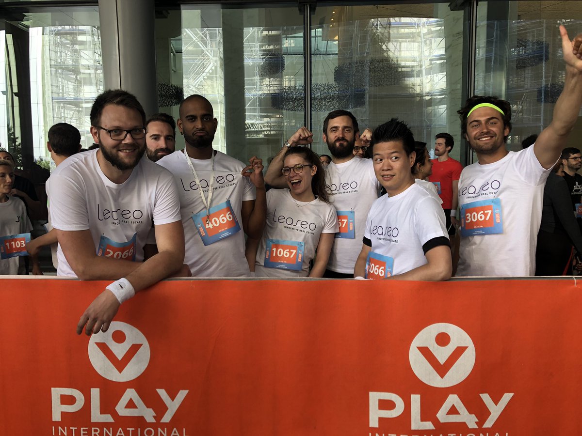 LEASEO's tweet photo. Nos équipes sont prêtes pour gravir la plus haute tour de France à la #vertigorun pour soutenir l’action de @pl4y ! https://t.co/lMgmbFcHIJ