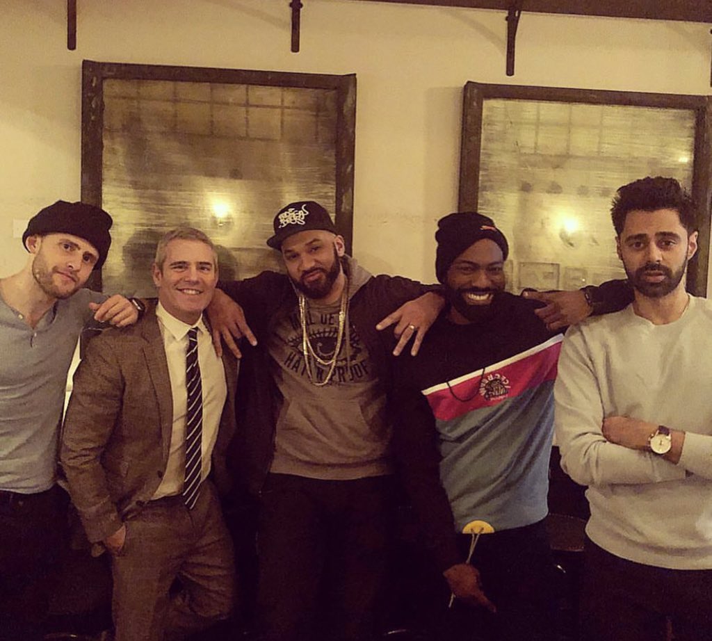 Gallirestaurant's tweet photo. #tbt to when a few very funny, talented guys came to hang out. #gallirestaurant #ThrowbackThursday @andy @desusnice @hasanminhaj https://t.co/TrohYxVpPV