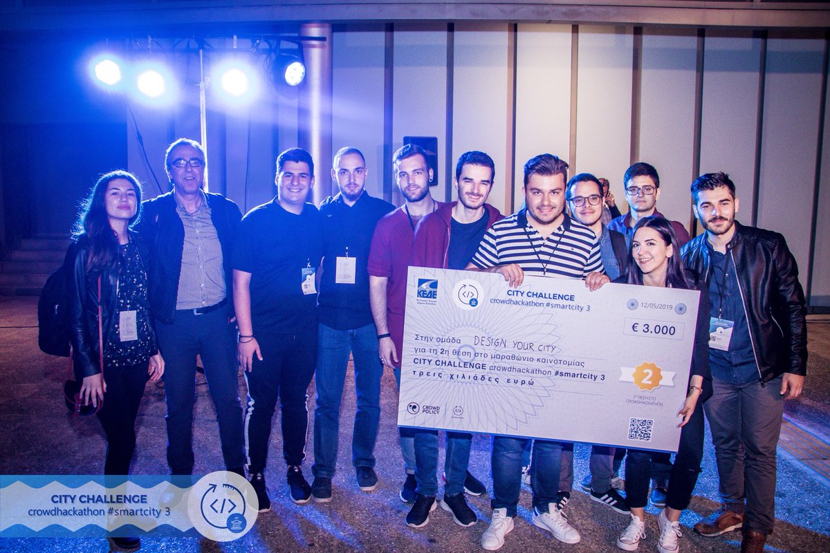 fossaegean's tweet photo. Last weekend one of the three teams representing @uaegean and @fossaegean won the 2nd place in the #crowdhackathon #smartcities3 hackathon. Code on Github 🎉🥈 @yannisc @Crowdpolicy https://t.co/K3HuvqLIBV