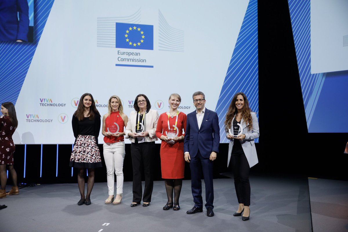 Carlos Moedas (@moedas) on Twitter photo BREAKING NEWS: #WiPrizeEU winners 2019 are Martine Caroff, Irina Borodina, Shimrit Perkol-Finkel and Michela Puddu. Congratulations! ec.europa.eu/info/news/2019…
#WomenInnovators <a href="/VivaTech/">Viva Technology</a> #H2020 #EU4Women BREAKING NEWS: #WiPrizeEU winners 2019 are Martine Caroff, Irina Borodina, Shimrit Perkol-Finkel and Michela Puddu. Congratulations! ec.europa.eu/info/news/2019…
#WomenInnovators <a href="/VivaTech/">Viva Technology</a> #H2020 #EU4Women