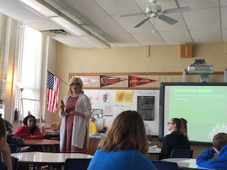 Thanks to JA Career speaker and Iowa state legislator, Ashley Hinson, for coming to speak with us today. Learned a lot about how a bill becomes a law!