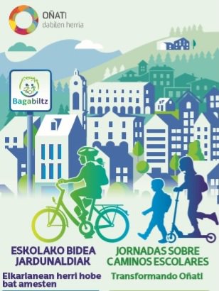 caminoescolar's tweet photo. Los #caminosescolares como herramienta de transformación comunitaria y mejora del entorno. Vídeo de las Jornadas realizadas en #Oñati (Gipuzkoa) 3/19. Versión corta y larga (euskera y castellano). @BerbiaOnati @bagabiltz @Ainho_ugalde @josefrancid @ConBici https://t.co/OLgUxcCoQX https://t.co/tkVACRuNCm