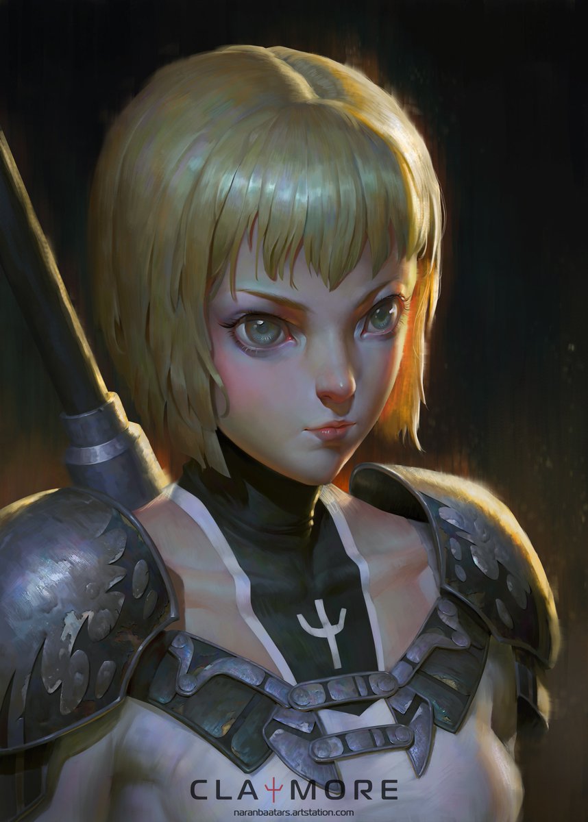 Naranbaatar On Twitter Clare Claymore Fanart Portrait Naranbaatar On Twitter Clare Claymore Fanart Portrait