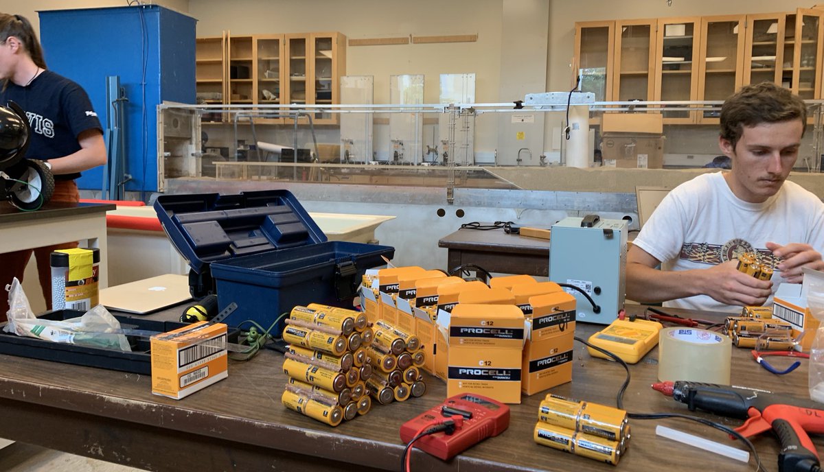 It’s that time again... Stormy runs on 240x 1.5V C-batteries that need to be wired together into battery packs, before we ship to Lake Superior next week