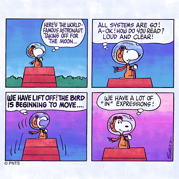 All systems are go! #AstronautSnoopy