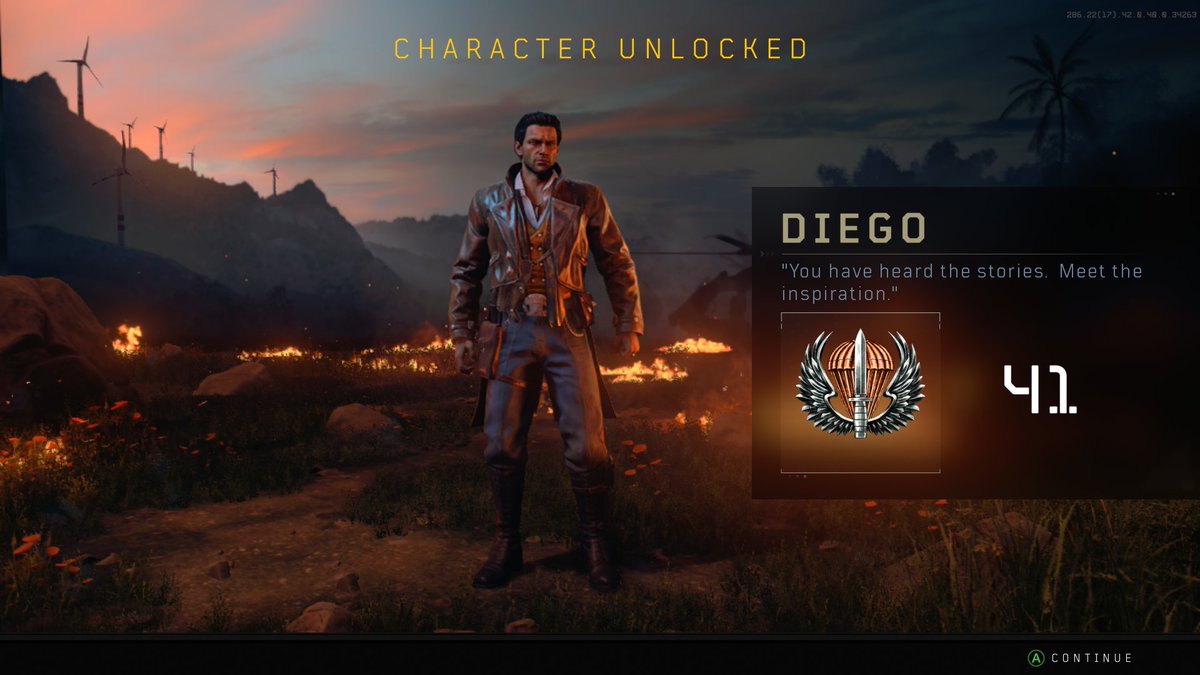 FTJ Gaming on X: Yay! Hype in the chat for Diego unlock. #blackout #bo4  #blackops4 #cod #callofduty #treyarch #diego #alchemy #chaos #necalli  #diegonecalli #unlock #operationspectre #ancientevil #voyageofdespair #ix  t.coEsFIPbuinJ  X