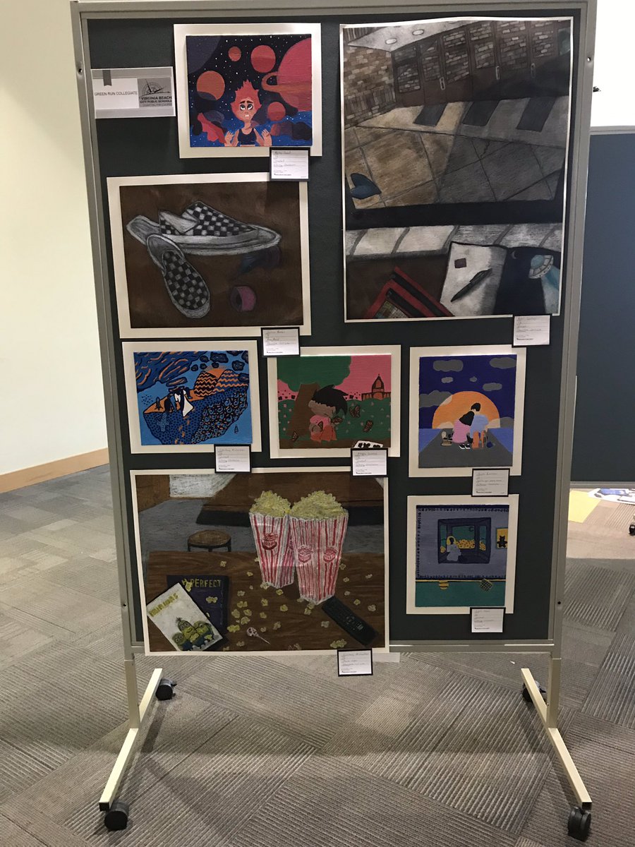 GRC Artists in the house!  VB Citywide art show at Pembroke Mall. GRC Photo, Design &amp; Art looking awesome 😎. <a href="/grcollegiate/">Green Run Collegiate</a> <a href="/grc_art/">GRC Art & Digital Photography</a> @ms_lecroy
