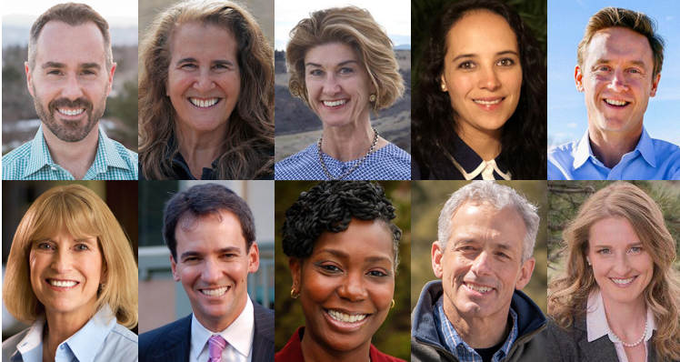 Need a reminder of who is running to be the Democratic nominee for U.S. Senate here in Colorado? Here's a graphic of the 10 candidates currently running, and you can find their names and websites on this page. coloradodems.org/2020-president… #copolitics #cosen