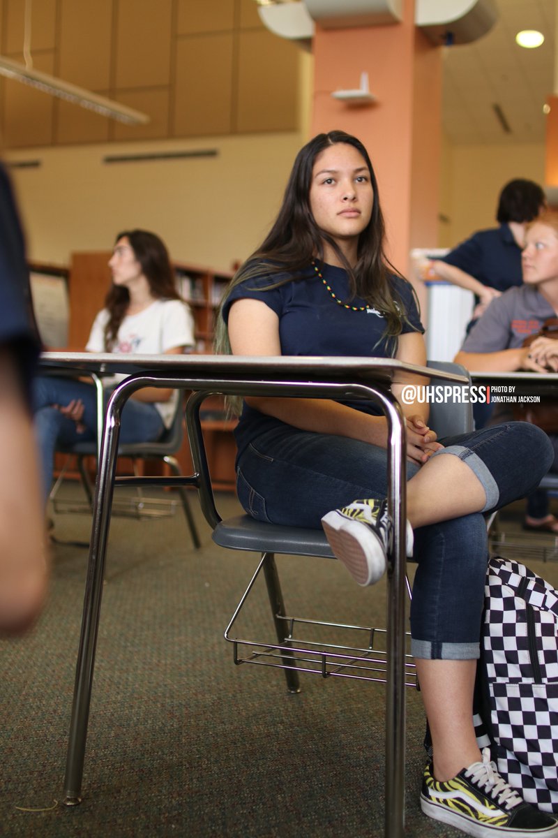 UHSpress's tweet photo. NHS held its last meeting for seniors today, May 16th in the media center after school. Members made care packages for the homeless to bring to a local hospital. https://t.co/Y4EFvaOnZf