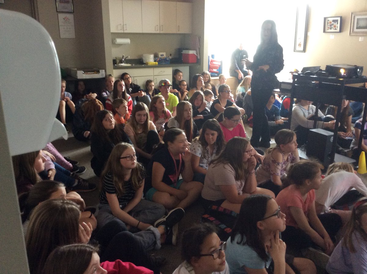 What do you do when Festival of Trees sells out? Have your own  celebration!  Evelyn Harrison, West Nissouri and Wilberforce, combined with Middlesex County Libraries had an awesome day celebrating our Forest of Reading. Author visits, STEM activities and food! <a href="/EvelynHarrTVDSB/">Evelyn Harrison P.S.</a>