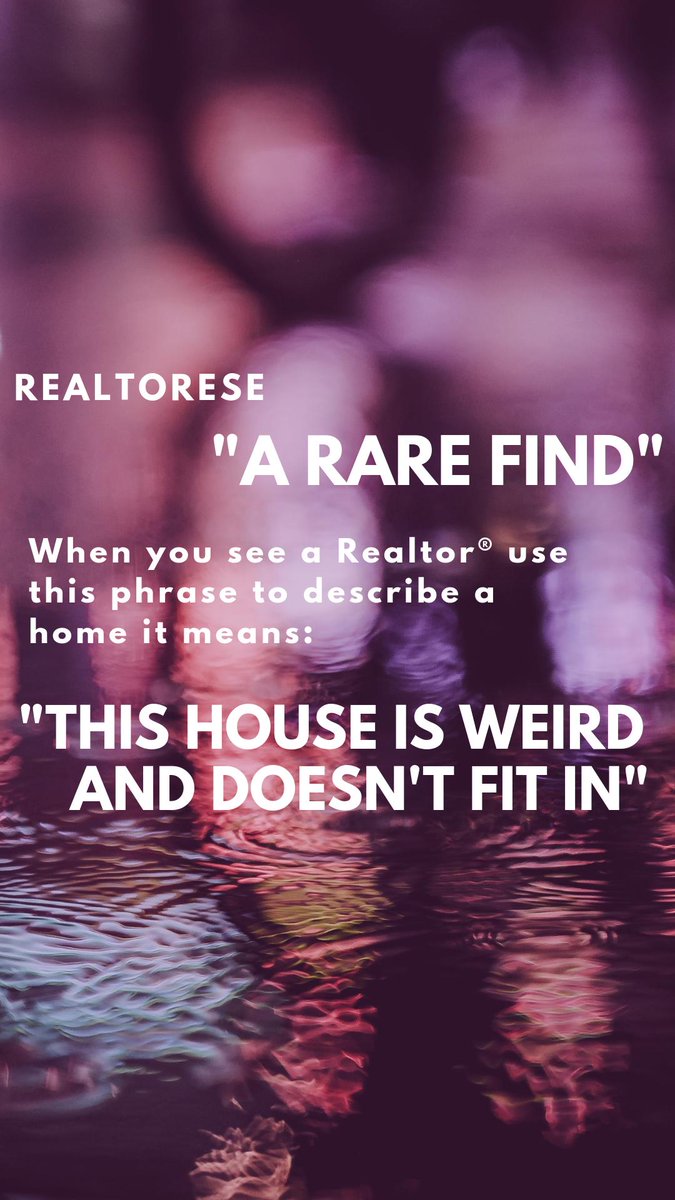 Watch out for those tricky Realtors that are trying to make that house sound amazing.  Beware of Realtorese! #abetterqualityexperience #jeremypoehlsrealtor #dowork #thejasonwitteteam #scottsdalerealestate #chandlerrealestate #gilbertrealestate #mesarealestate #temperealestate