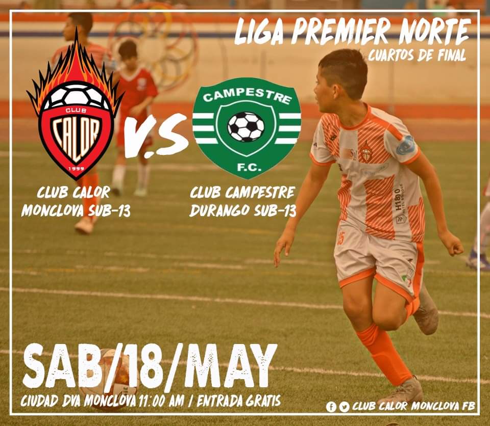 CalorFb's tweet photo. Sub-13 ante campestre dgo 11 a.m. te esperamos en Ciudad Deportiva #SomosMonclova https://t.co/HhWh4G70Pa