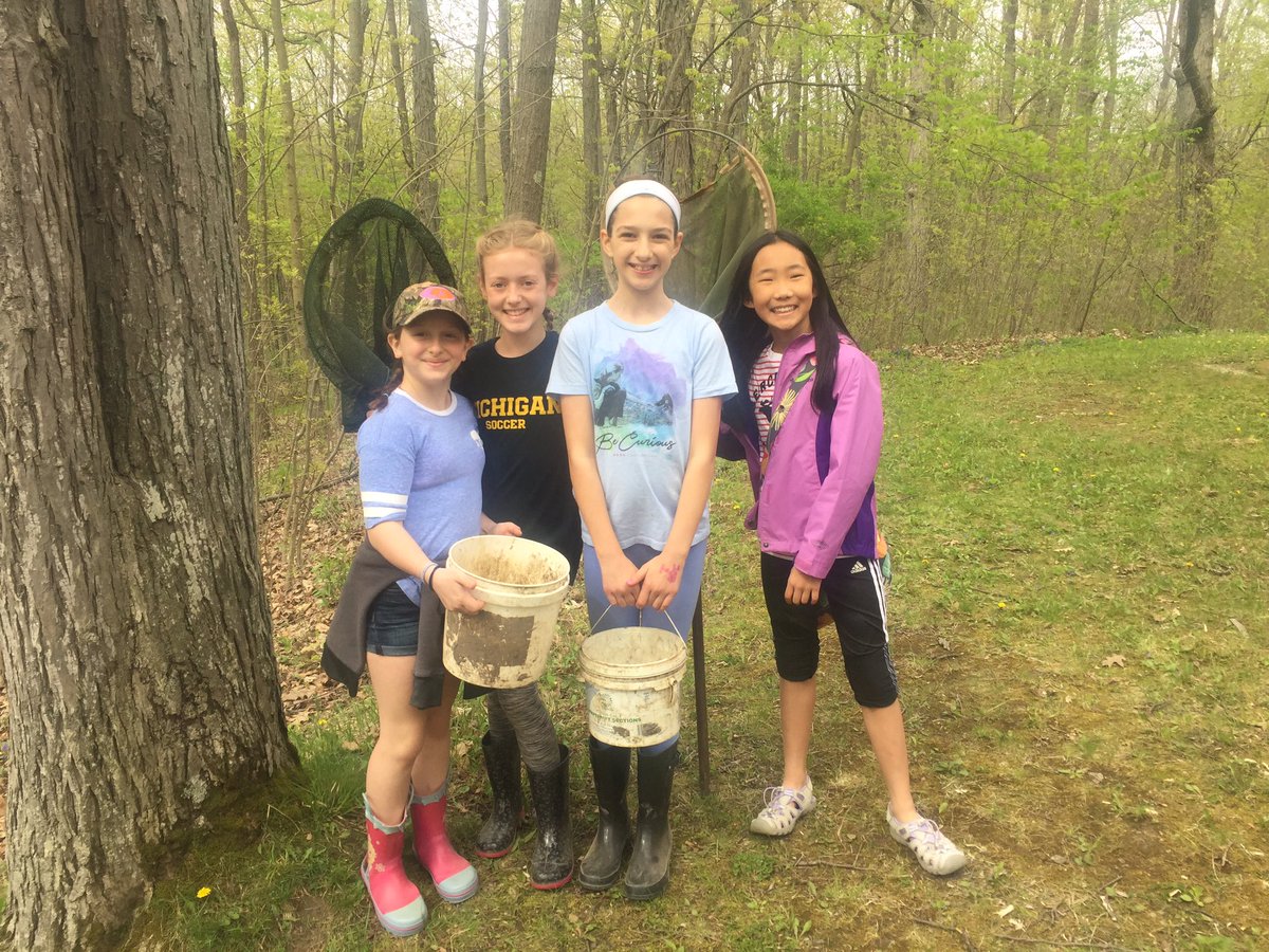 #dolsenthinkers enjoying exploring nature and looking to catch some frogs!