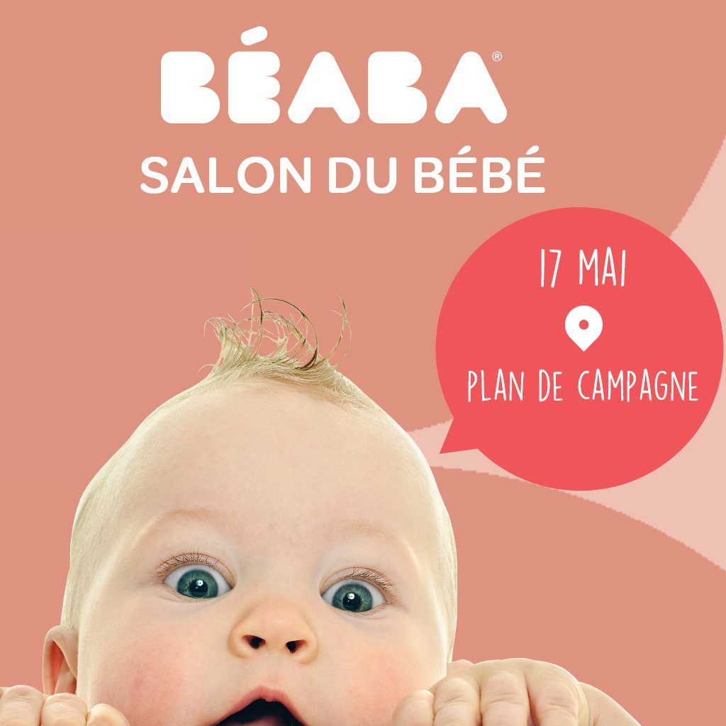 Le 17 Mai, participez au Salon Du Bébé de <a href="/AubertFR/">Aubert</a>  Plan de Campagne ! Venez découvrir nos nouveautés #BEABA  #RedCastle_Fr  et tester des recettes préparées avec le nouveau  #Babycook Néo de 10h à 16h. RDV Lot N°5 Bat B Face de Leroy Merlin, 13480 Plan de Campagne